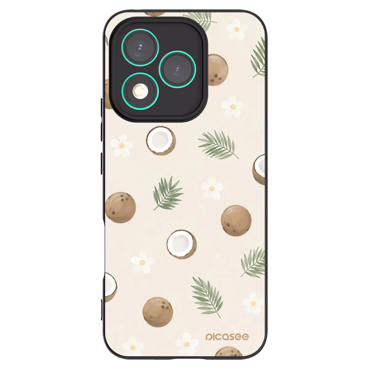 Picasee silikónový čierny obal pre Honor 400 Lite 5G - Coconut Breeze