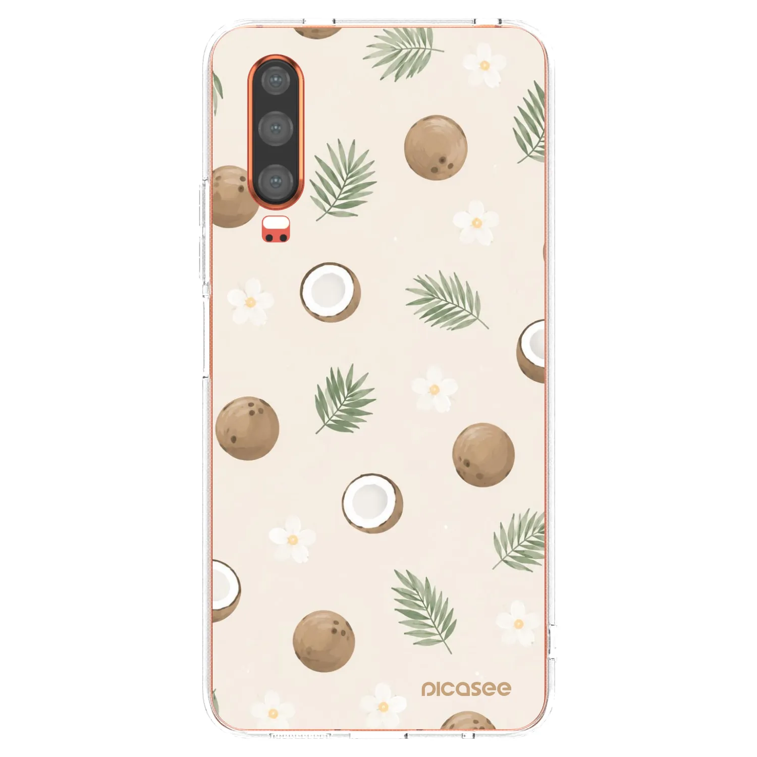 Picasee silikónový prehľadný obal pre Huawei P30 - Coconut Breeze