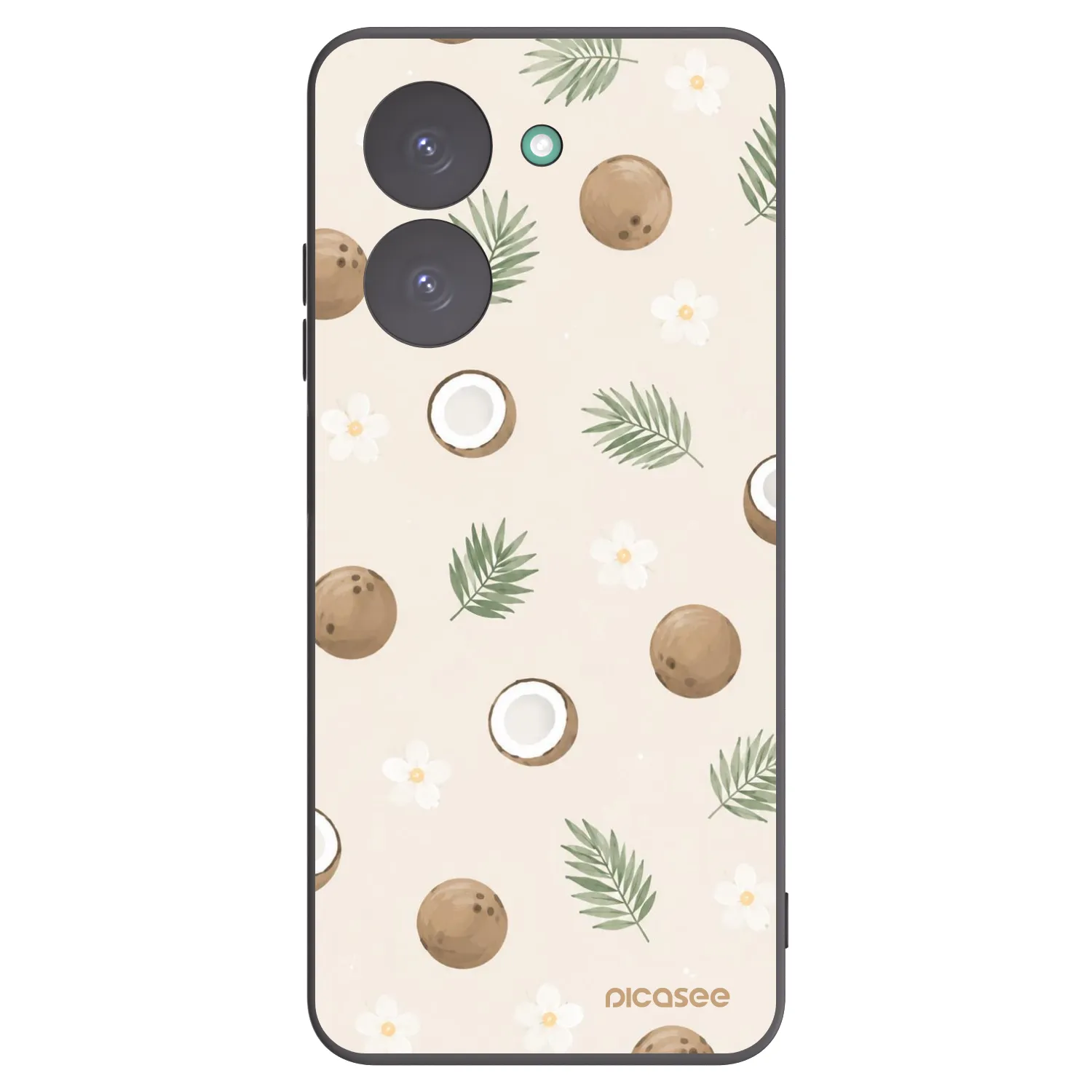 Picasee silikónový čierny obal pre Xiaomi Redmi A5 - Coconut Breeze