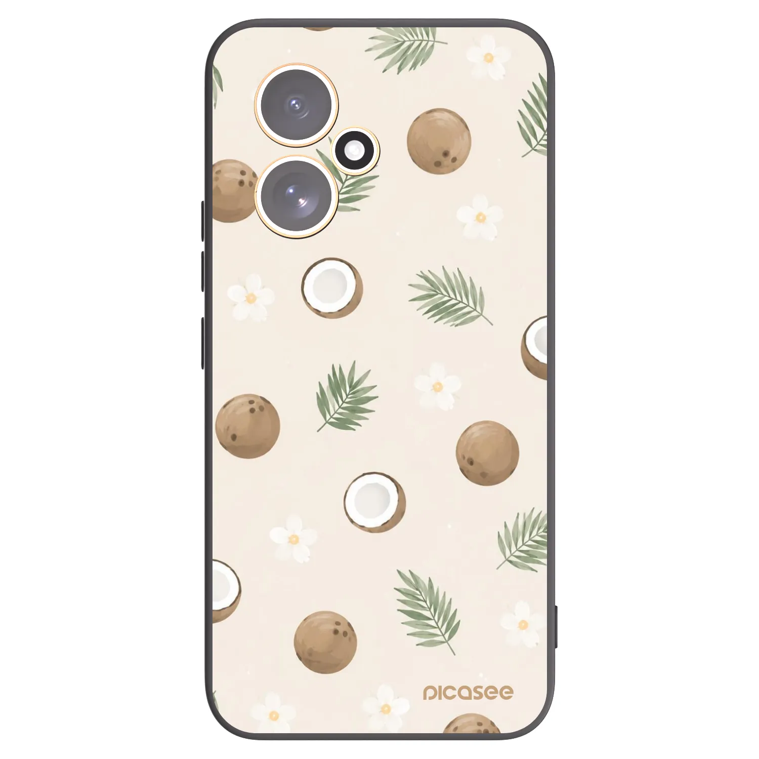 Picasee silikónový čierny obal pre Honor 400 5G - Coconut Breeze