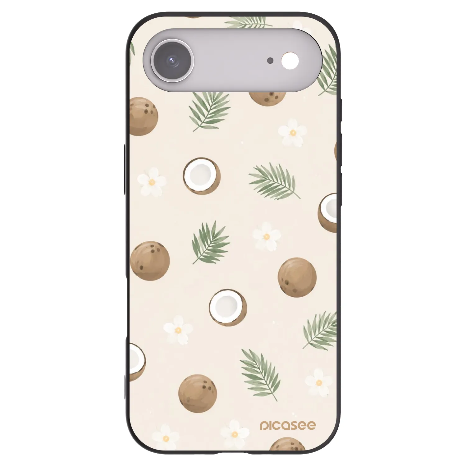 Picasee silikónový čierny obal pre Apple iPhone Air - Coconut Breeze
