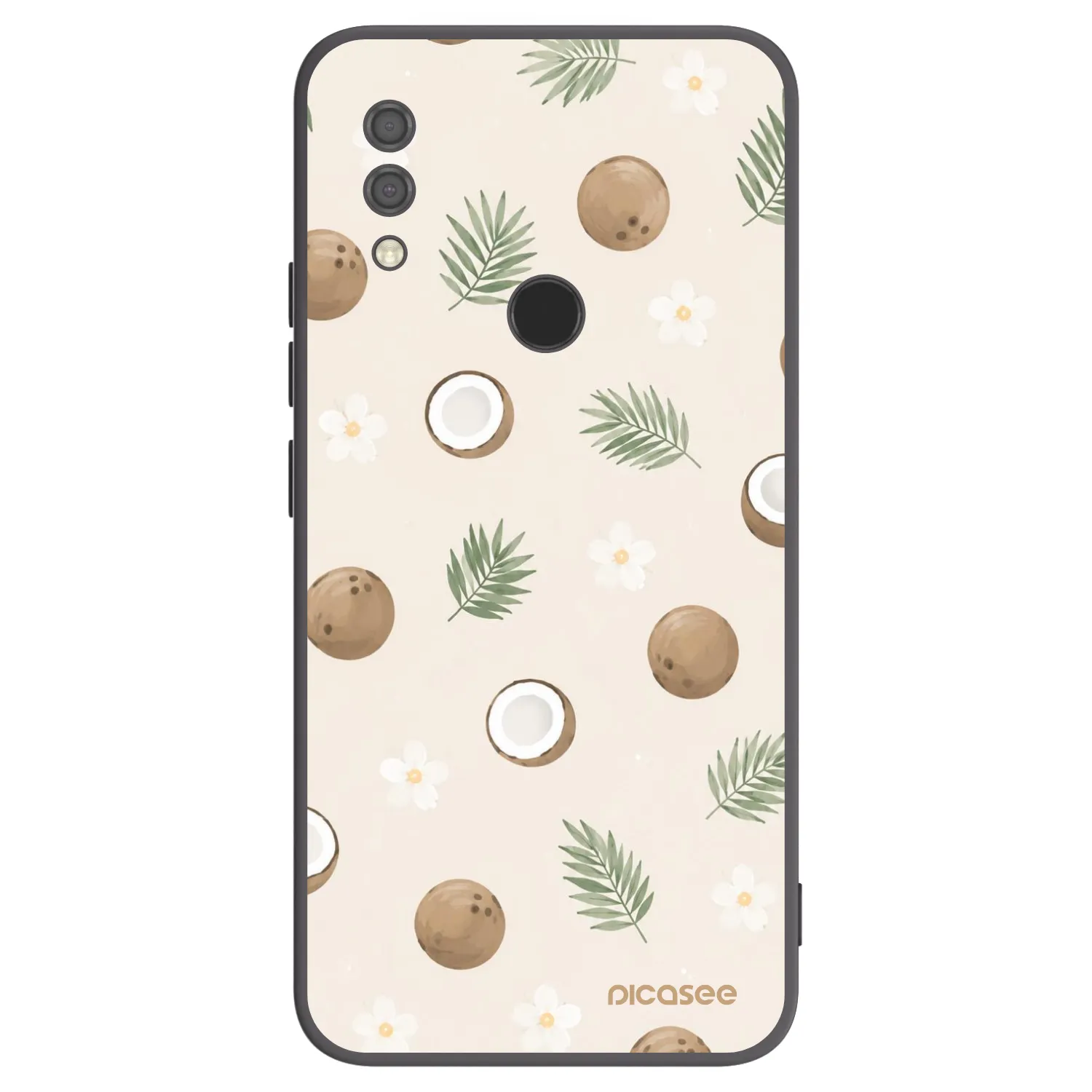 Picasee silikónový čierny obal pre Xiaomi Redmi 7 - Coconut Breeze