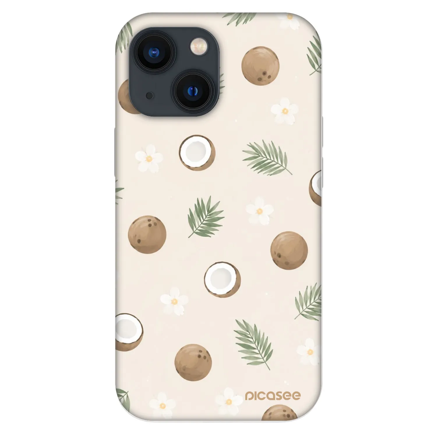 Picasee Fashion Case pre Apple iPhone 13 mini - Coconut Breeze