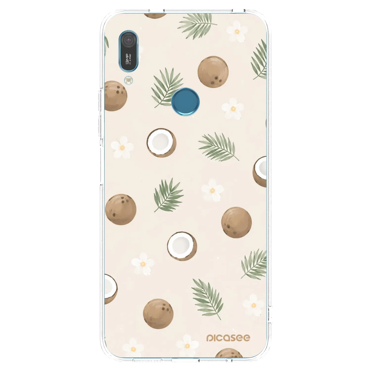 Picasee silikónový prehľadný obal pre Huawei Y6 2019 - Coconut Breeze