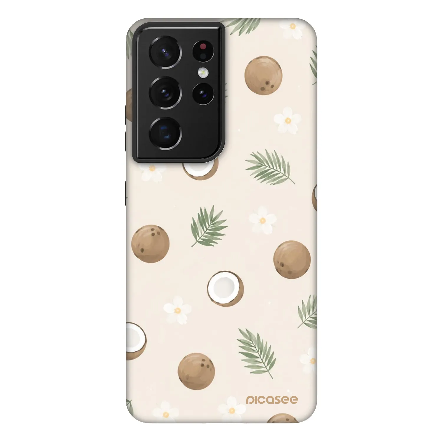 Picasee Fashion Case pre Samsung Galaxy S21 Ultra 5G G998B - Coconut Breeze