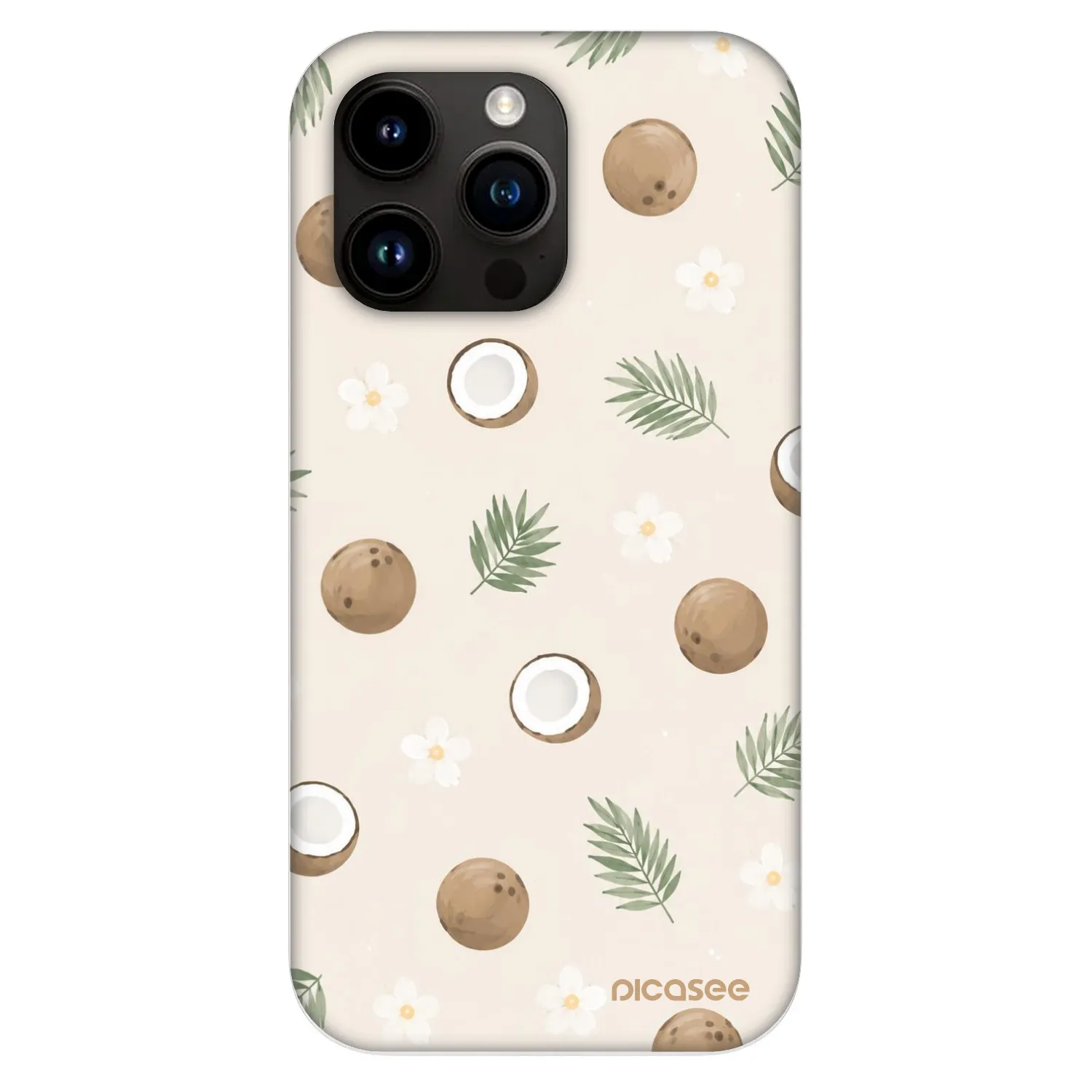 Picasee Fashion Case MagSafe pre Apple iPhone 13 Pro - Coconut Breeze