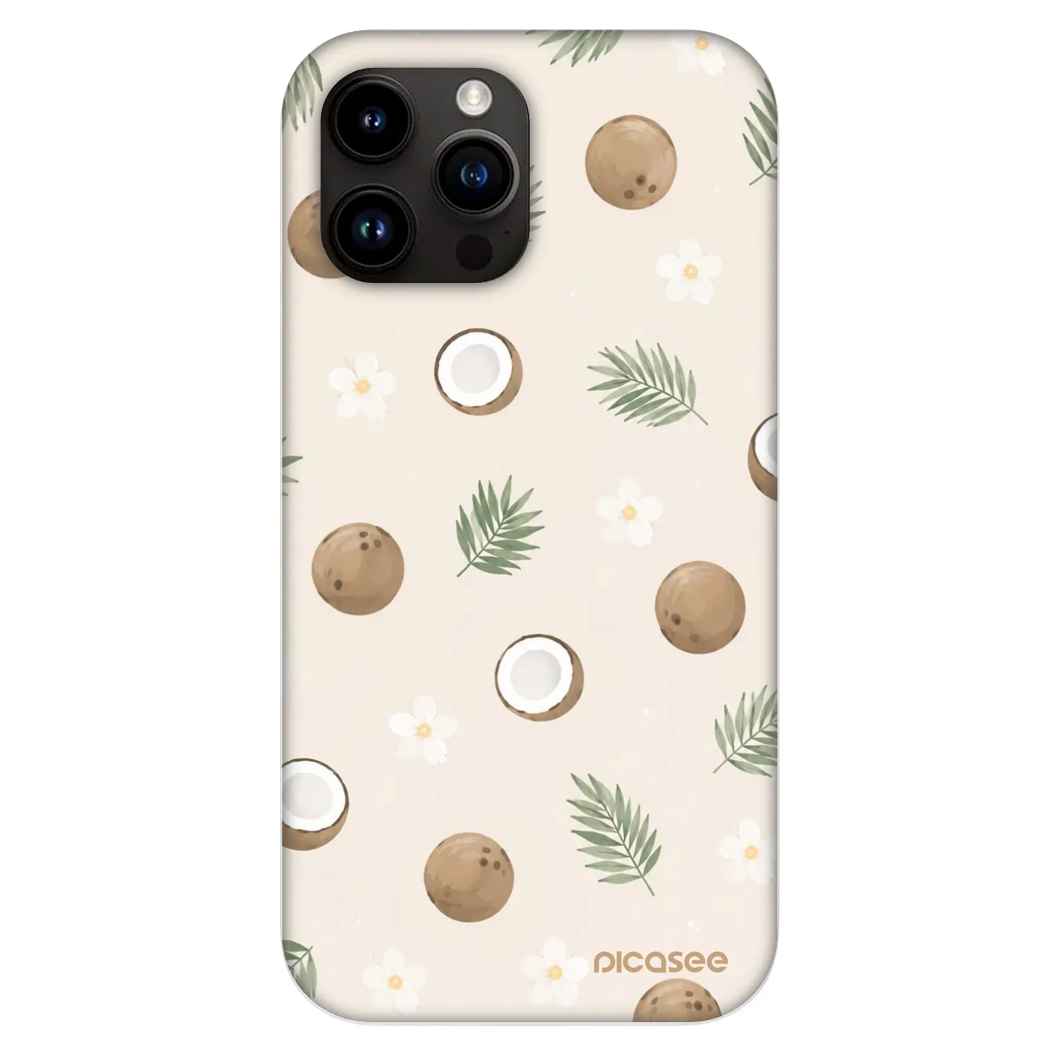 Picasee Fashion Case MagSafe pre Apple iPhone 13 Pro Max - Coconut Breeze