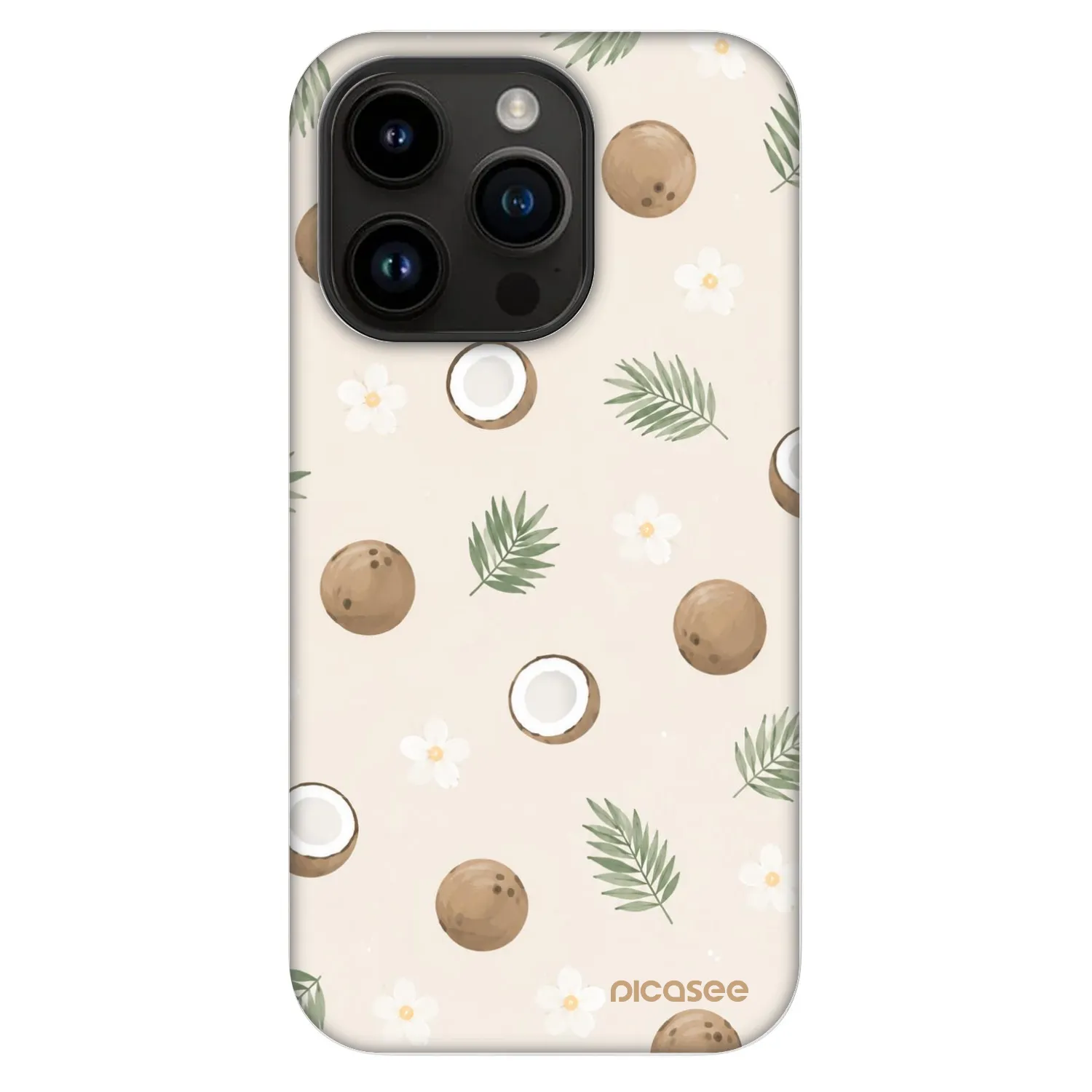 Picasee Fashion Case MagSafe pre Apple iPhone 14 Pro - Coconut Breeze