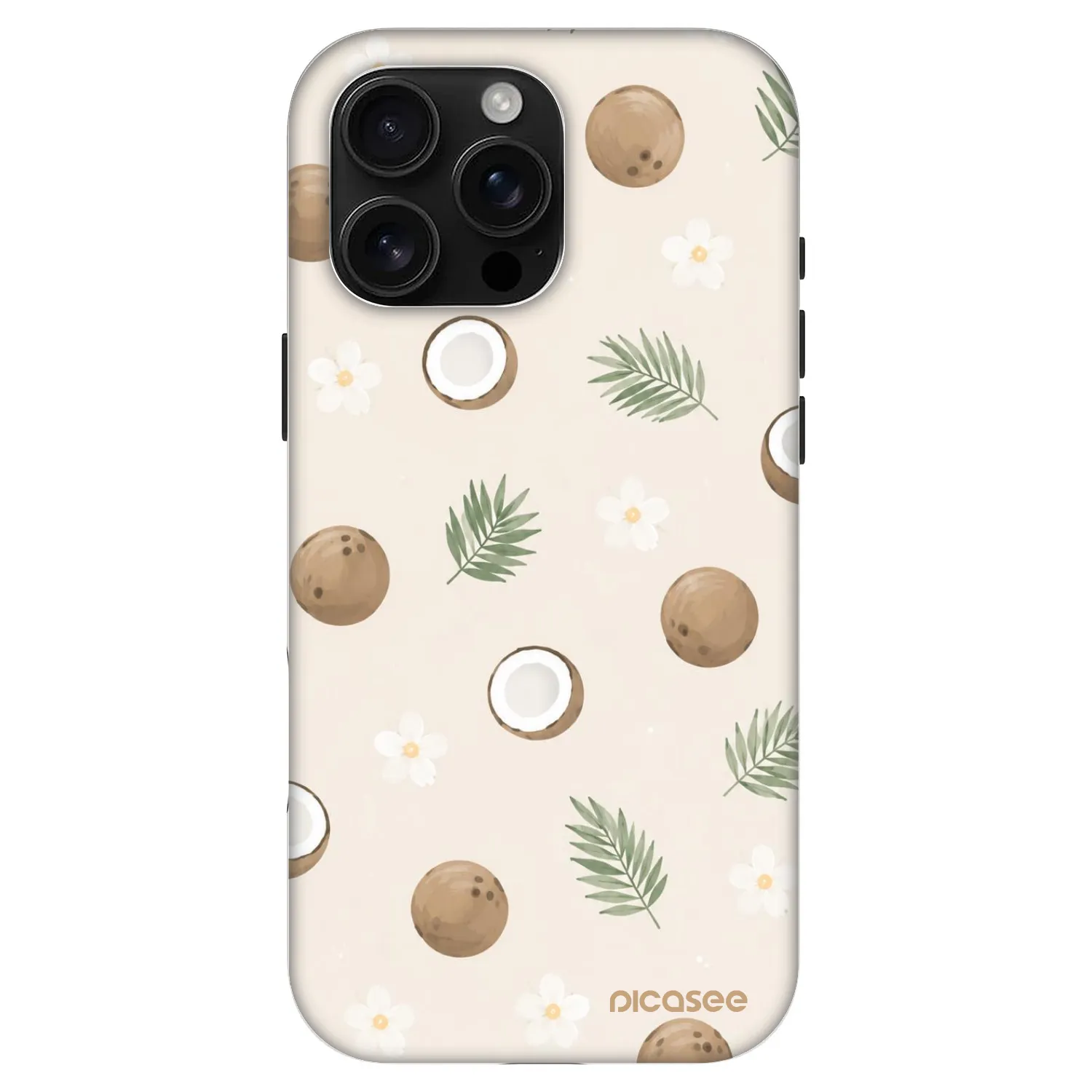 Picasee Fashion Case MagSafe pre Apple iPhone 16 Pro Max - Coconut Breeze