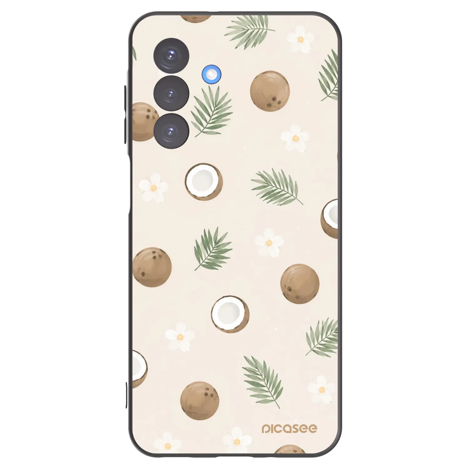 Picasee silikónový čierny obal pre Samsung Galaxy A17 5G - Coconut Breeze