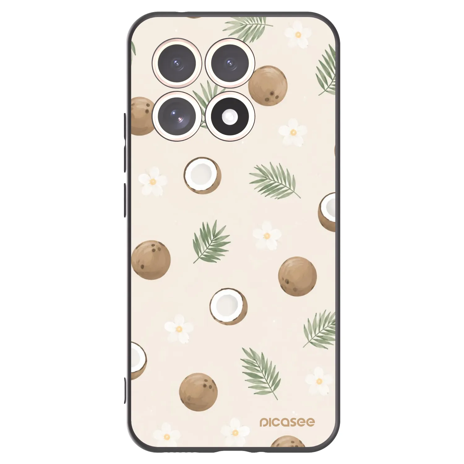 Picasee silikónový čierny obal pre Xiaomi 15T - Coconut Breeze