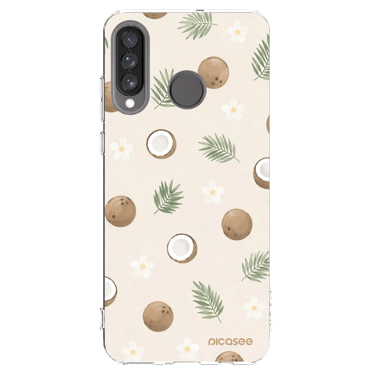 Picasee silikónový prehľadný obal pre Huawei P30 Lite - Coconut Breeze