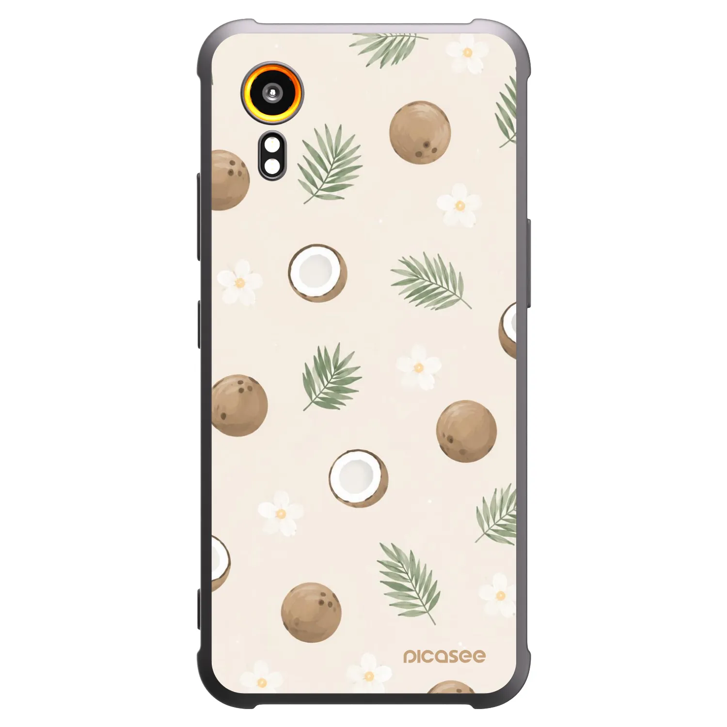 Picasee silikónový čierny obal pre Samsung Galaxy Xcover 7 - Coconut Breeze