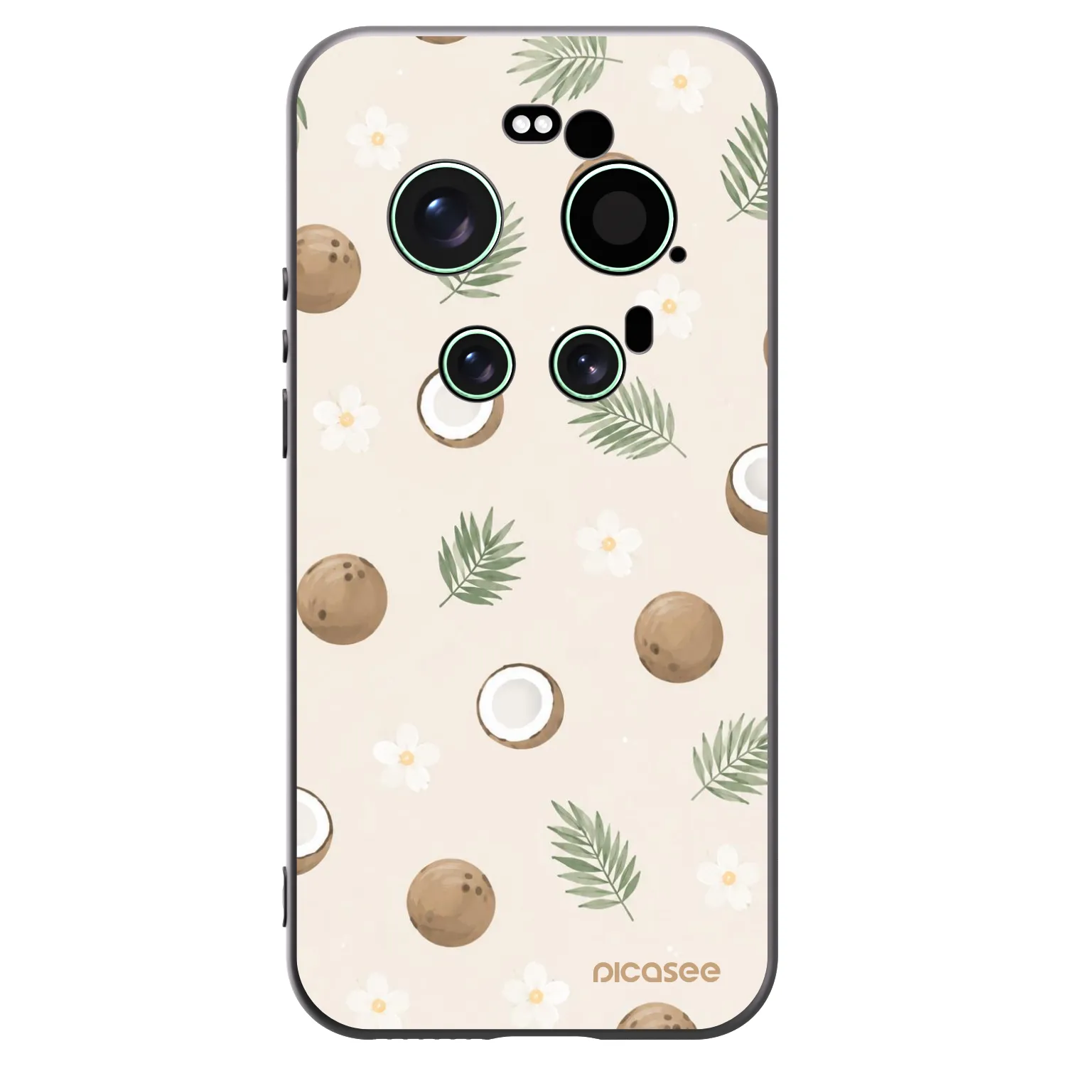 Picasee silikónový čierny obal pre Xiaomi 17 Ultra - Coconut Breeze