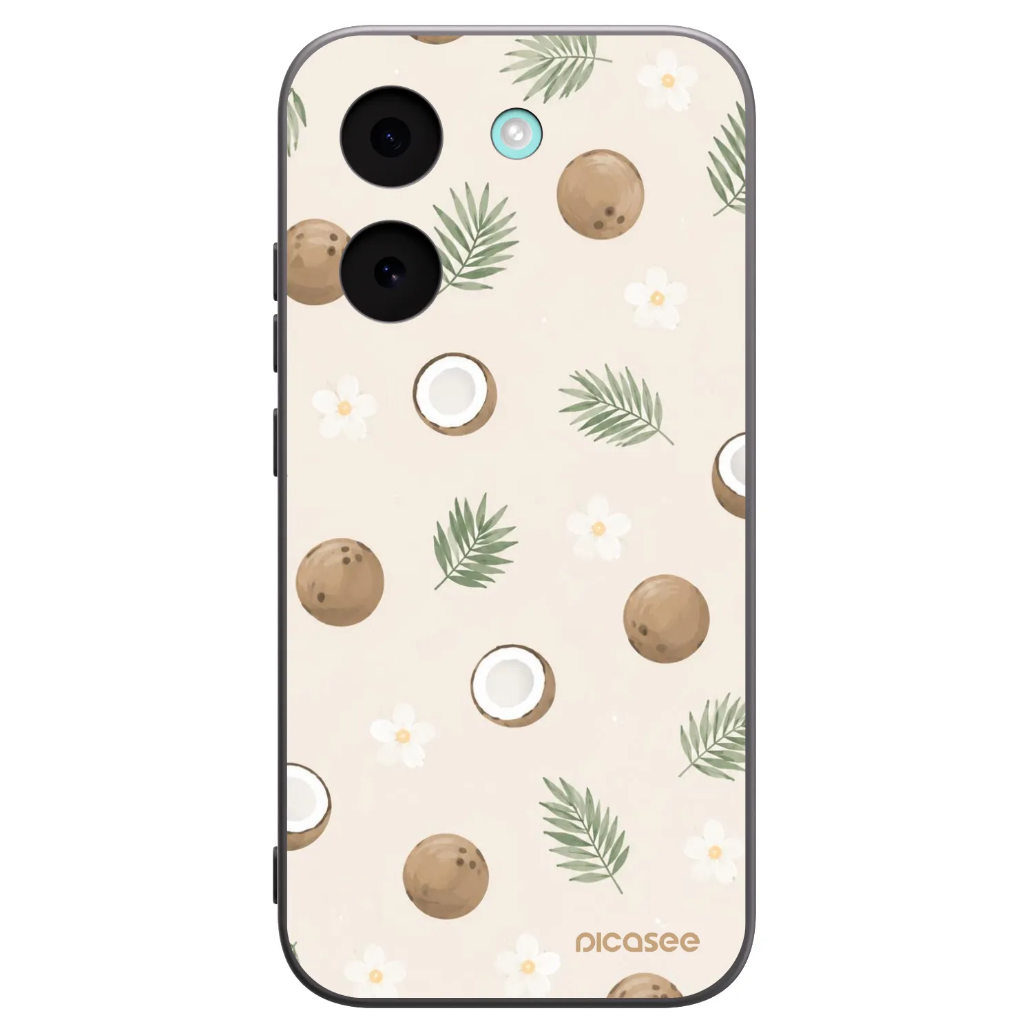 Picasee silikónový čierny obal pre Xiaomi Poco X8 Pro - Coconut Breeze