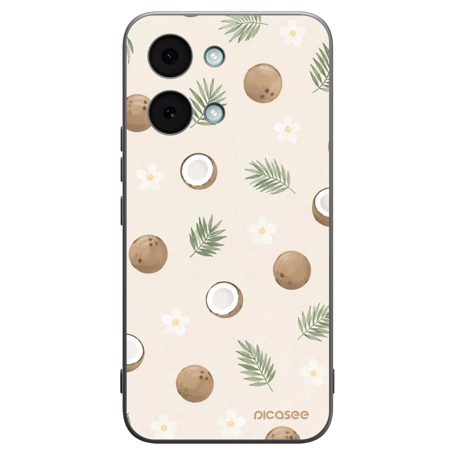 Picasee silikónový čierny obal pre Xiaomi Poco X8 Pro Max - Coconut Breeze