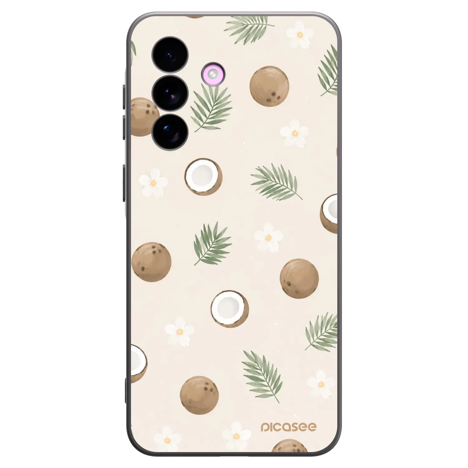 Picasee silikónový čierny obal pre Samsung Galaxy A57 5G - Coconut Breeze