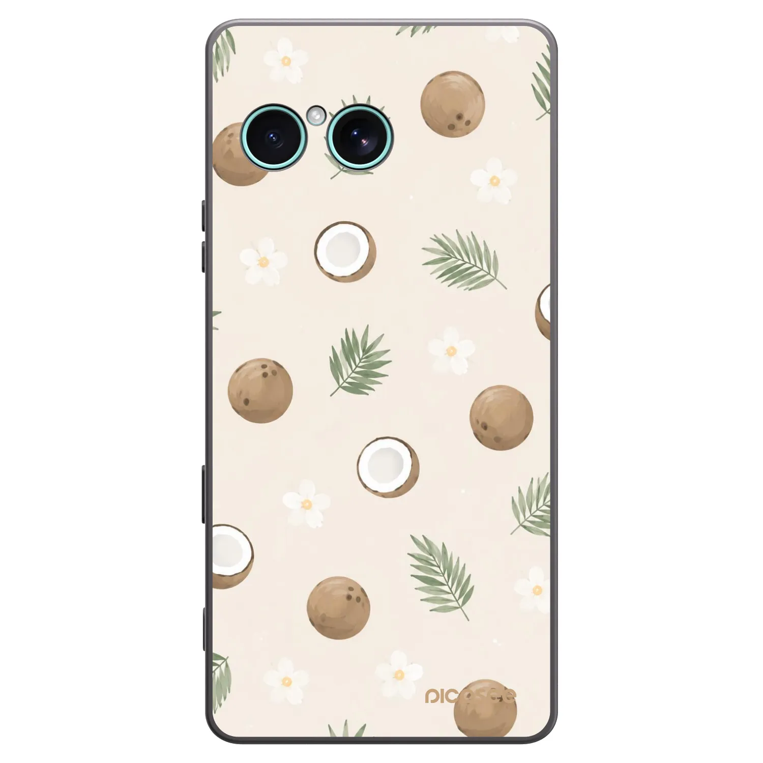 Picasee silikónový čierny obal pre Sony Xperia 10 VII - Coconut Breeze