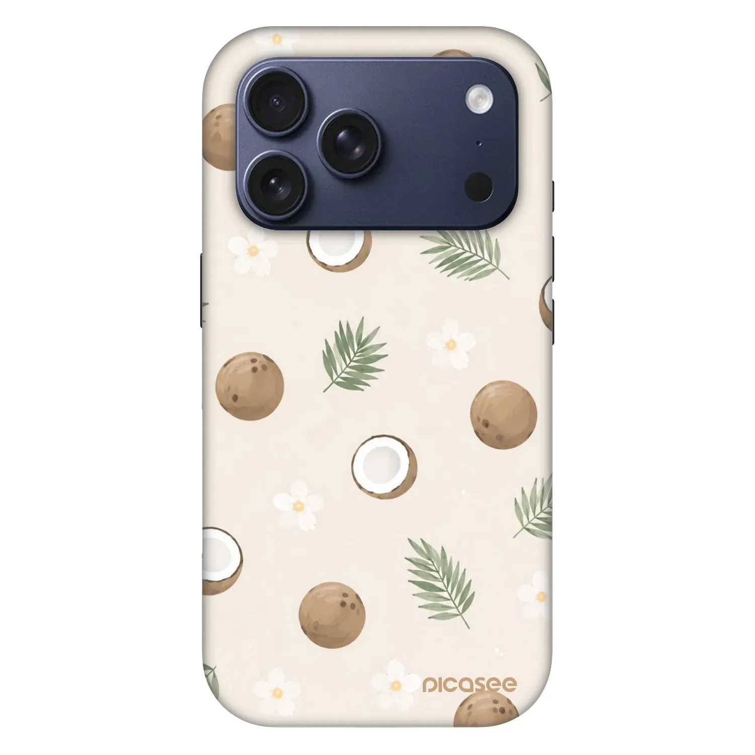 Picasee Fashion Case MagSafe pre Apple iPhone 18 Pro - Coconut Breeze