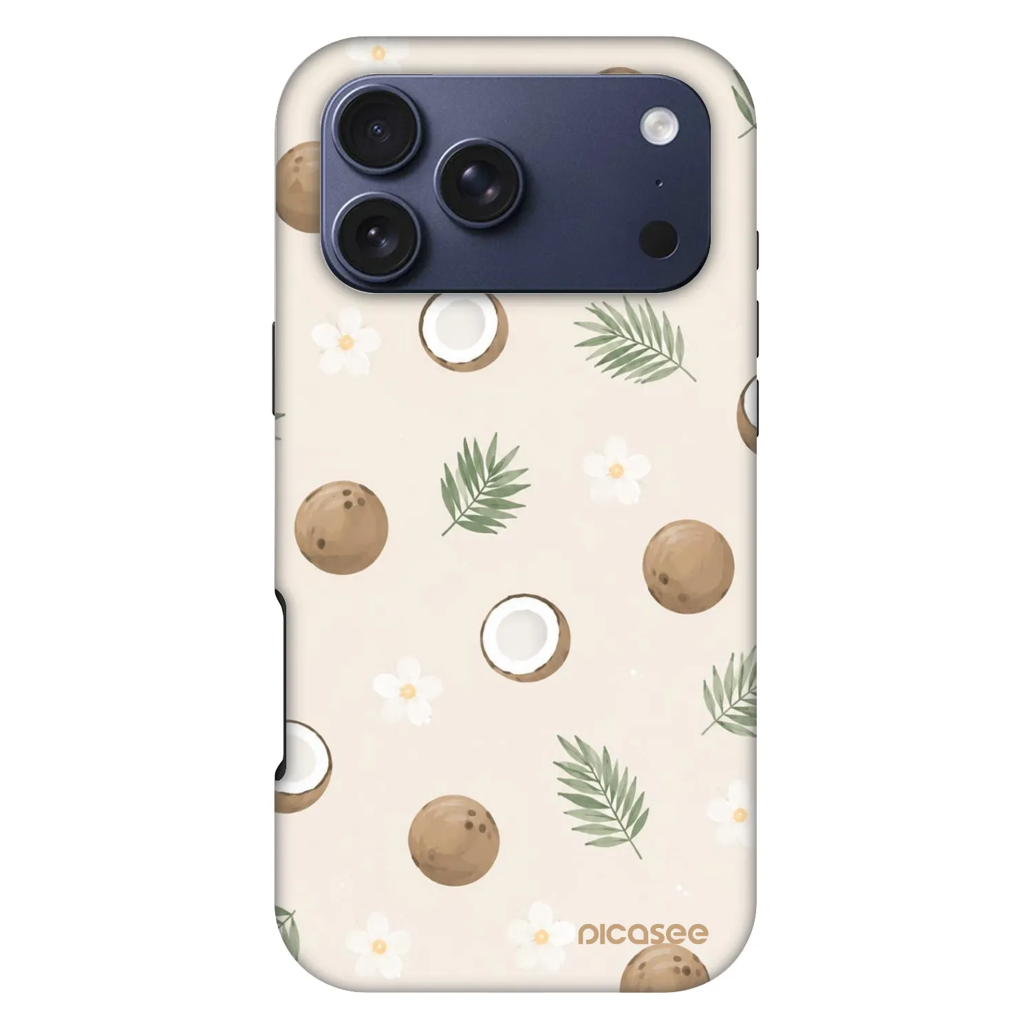Picasee Fashion Case MagSafe pre Apple iPhone 18 Pro Max - Coconut Breeze