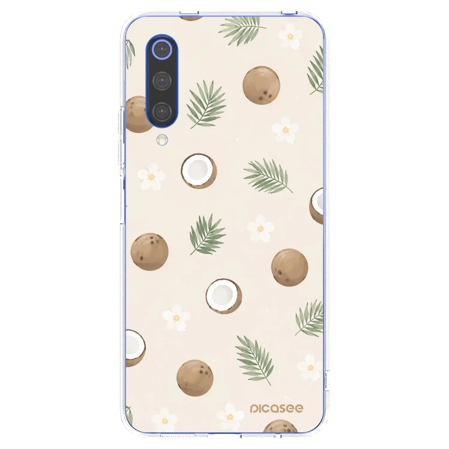 Picasee silikónový prehľadný obal pre Xiaomi Mi 9 SE - Coconut Breeze