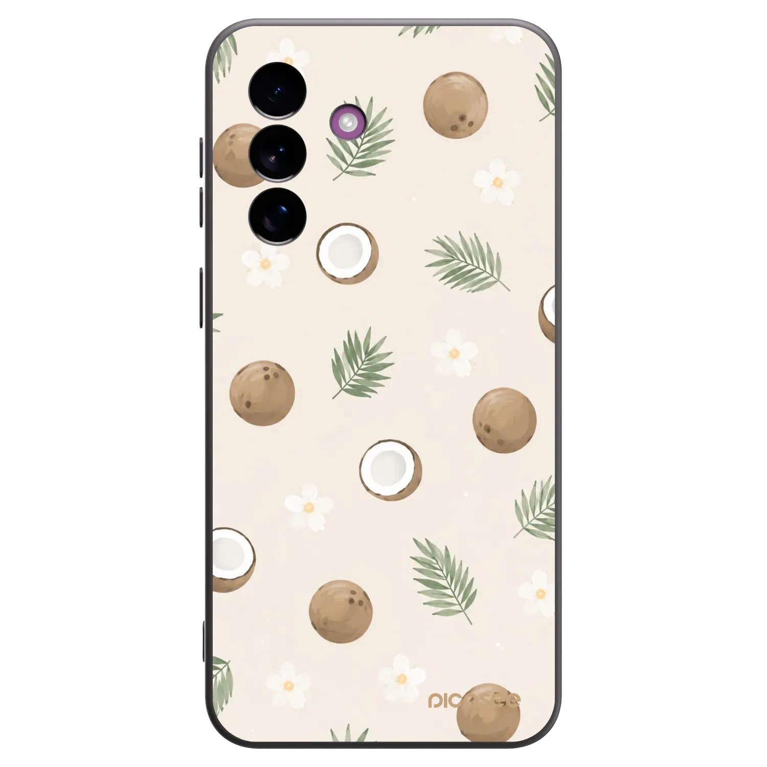 Picasee silikónový čierny obal pre Samsung Galaxy A37 - Coconut Breeze