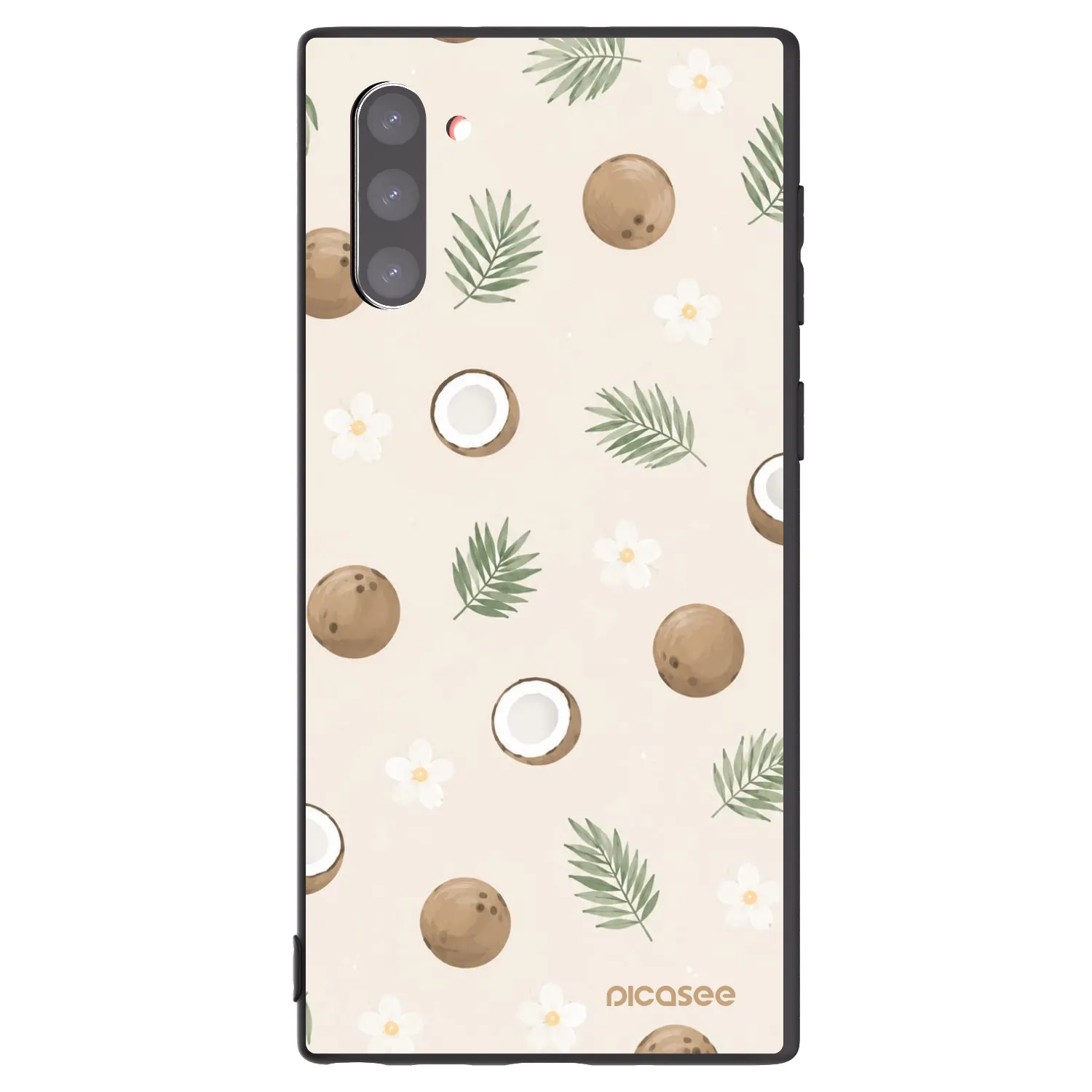 Picasee silikónový čierny obal pre Samsung Galaxy Note 10 N970F - Coconut Breeze