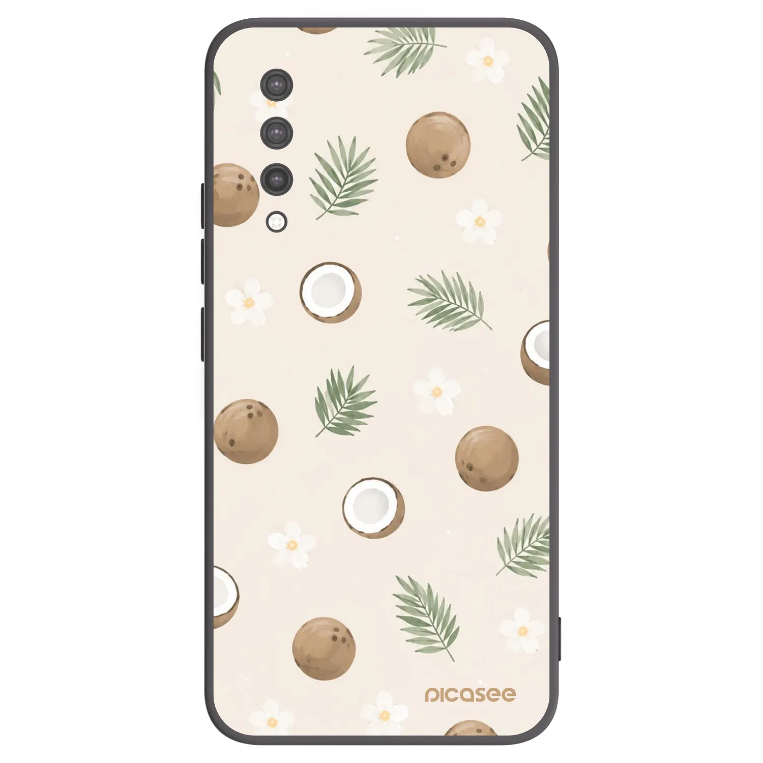 Picasee silikónový čierny obal pre Xiaomi Mi 9 Lite - Coconut Breeze