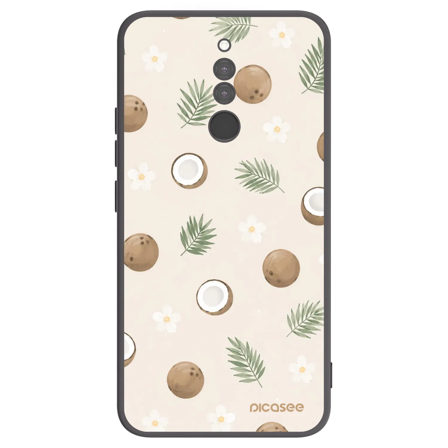 Picasee silikónový čierny obal pre Xiaomi Redmi 8 - Coconut Breeze