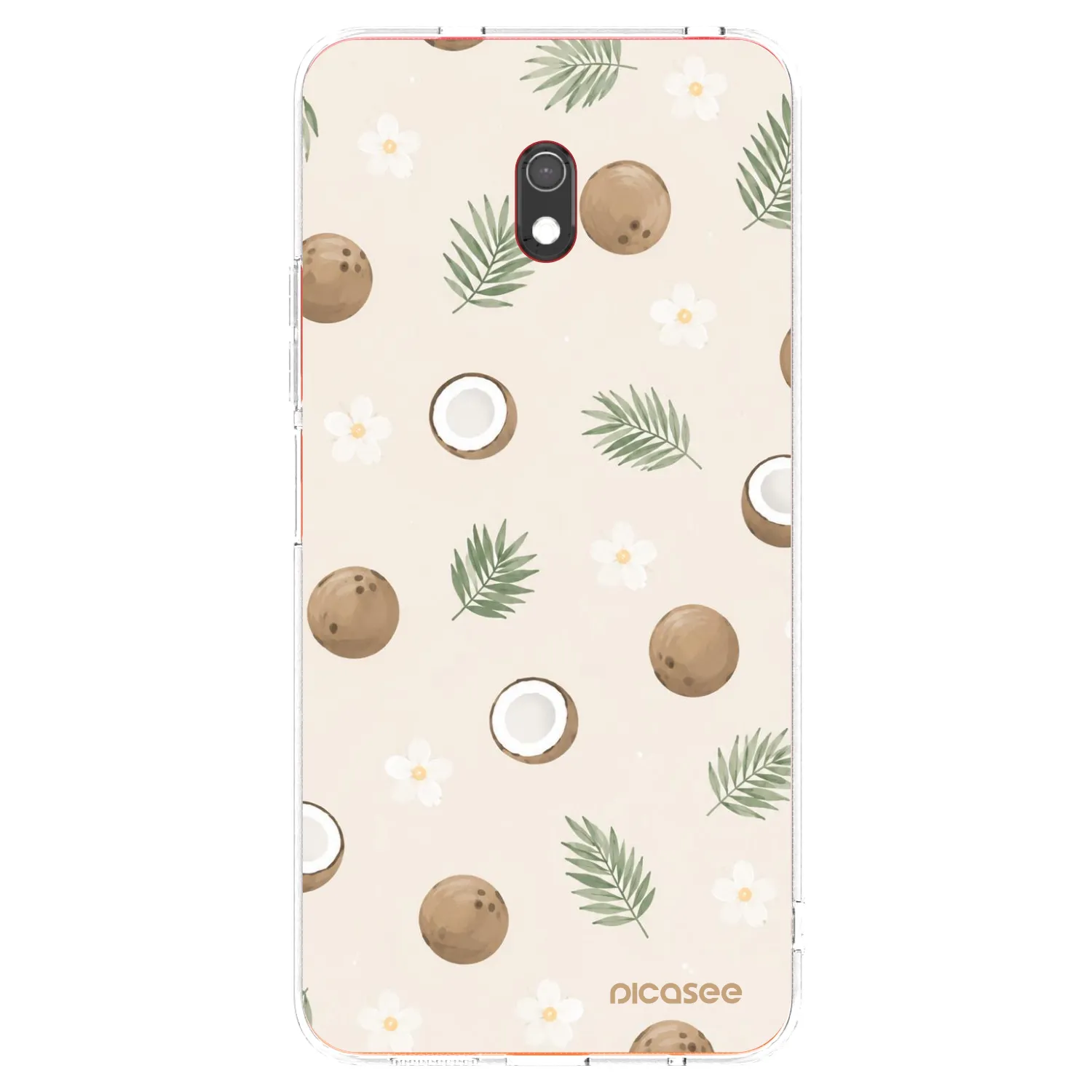 Picasee silikónový prehľadný obal pre Xiaomi Redmi 8A - Coconut Breeze