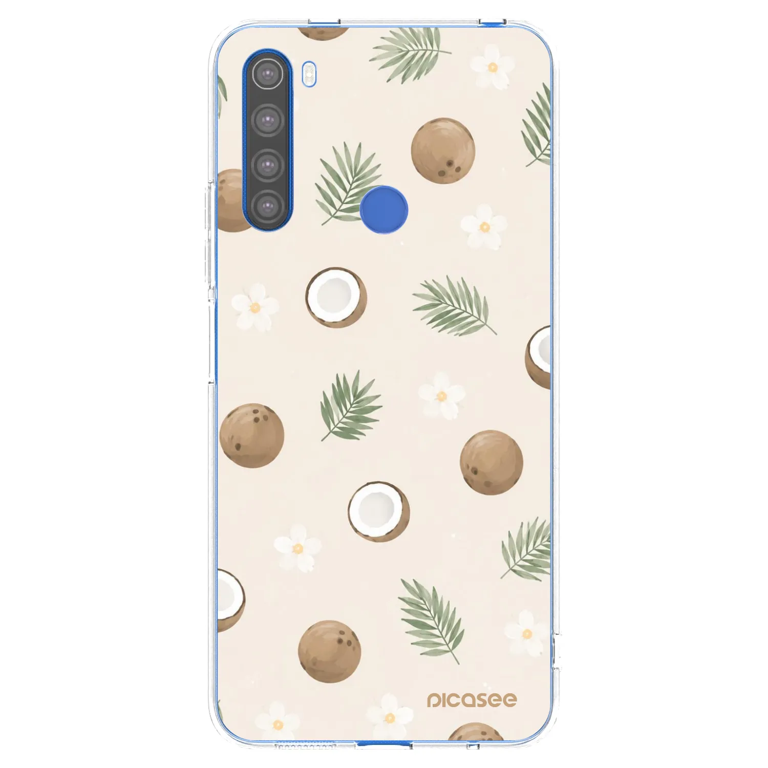 Picasee silikónový prehľadný obal pre Xiaomi Redmi Note 8T - Coconut Breeze