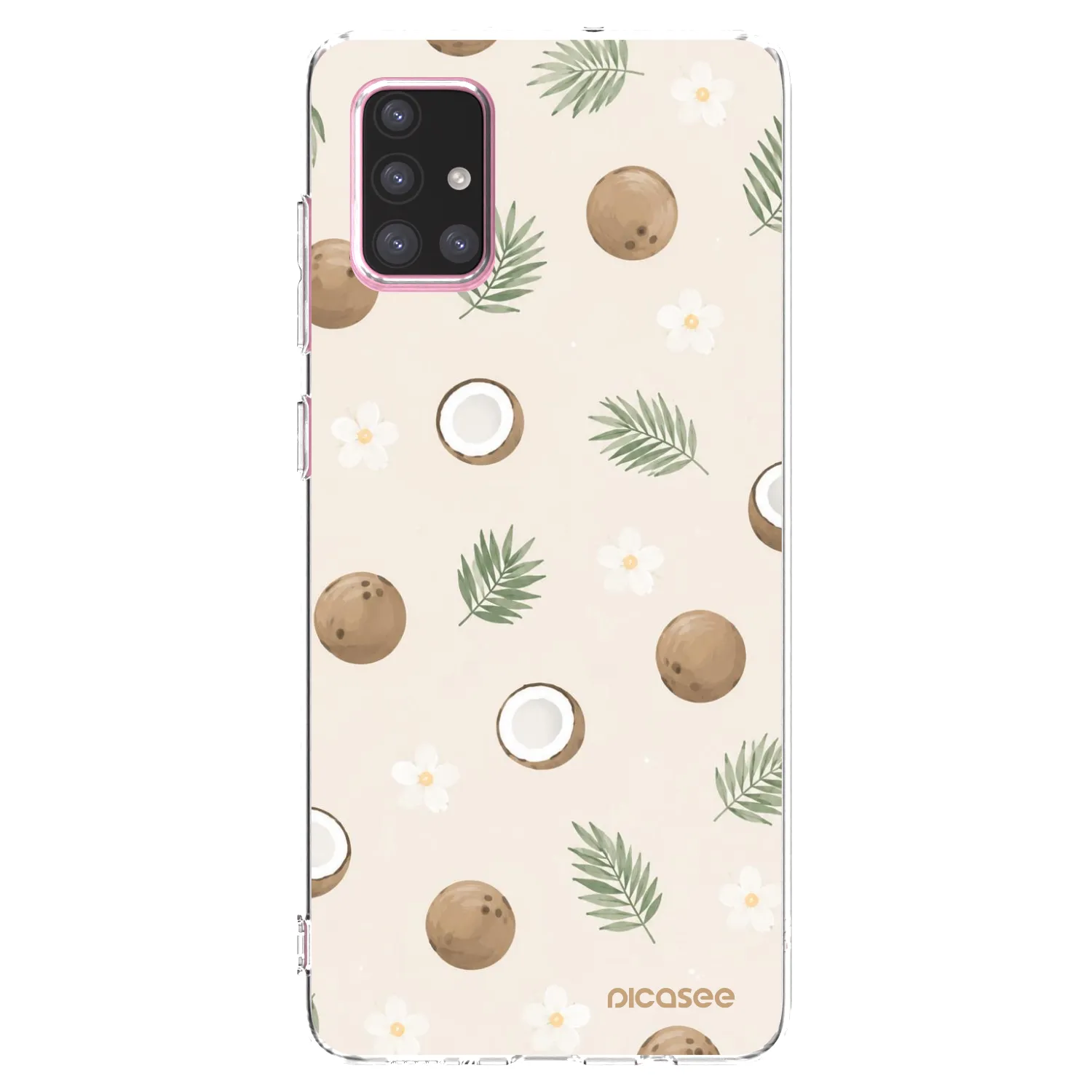Picasee silikónový prehľadný obal pre Samsung Galaxy A71 A715F - Coconut Breeze