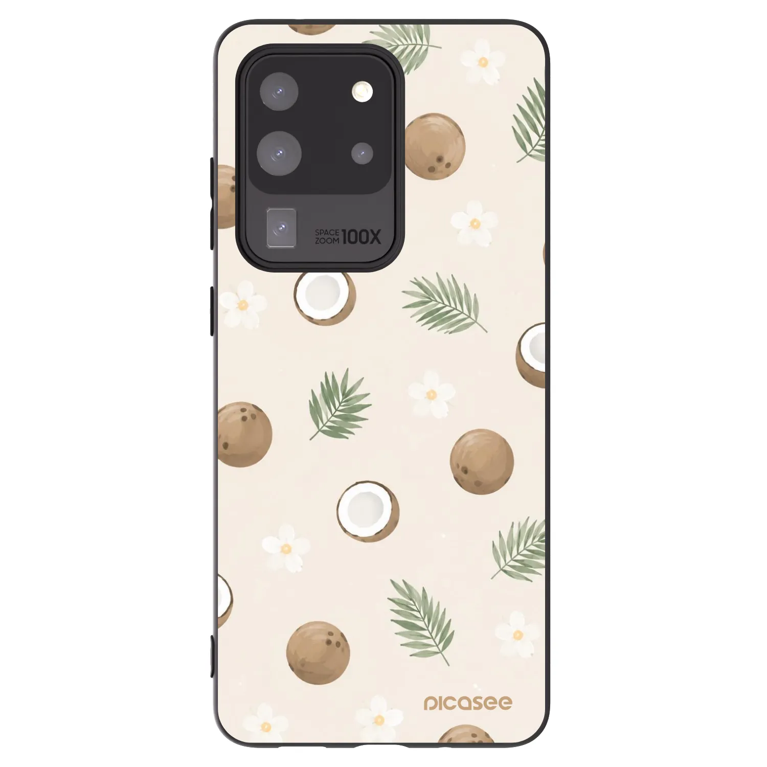 Picasee silikónový čierny obal pre Samsung Galaxy S20 Ultra 5G G988F - Coconut Breeze