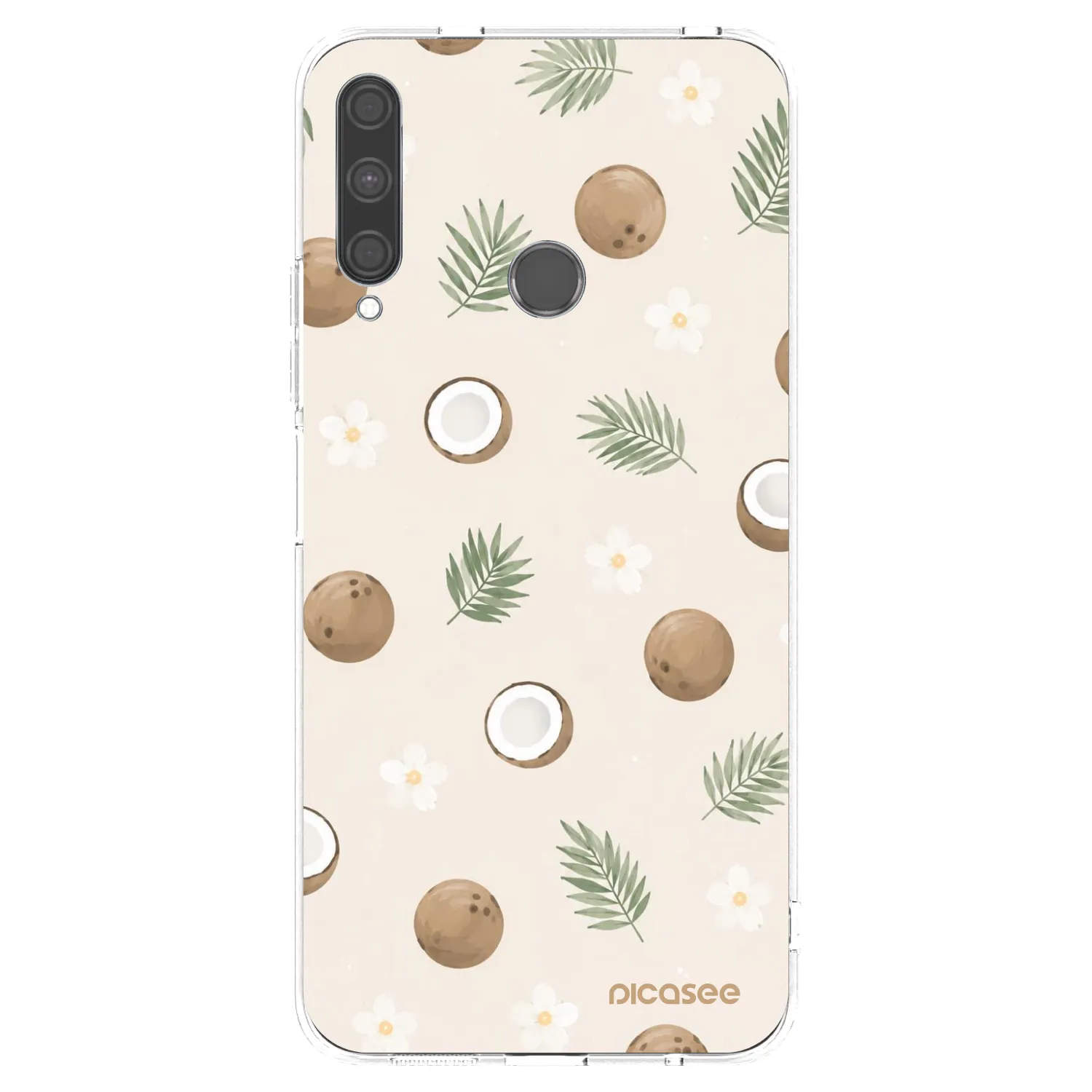 Picasee silikónový prehľadný obal pre Huawei P40 Lite E - Coconut Breeze