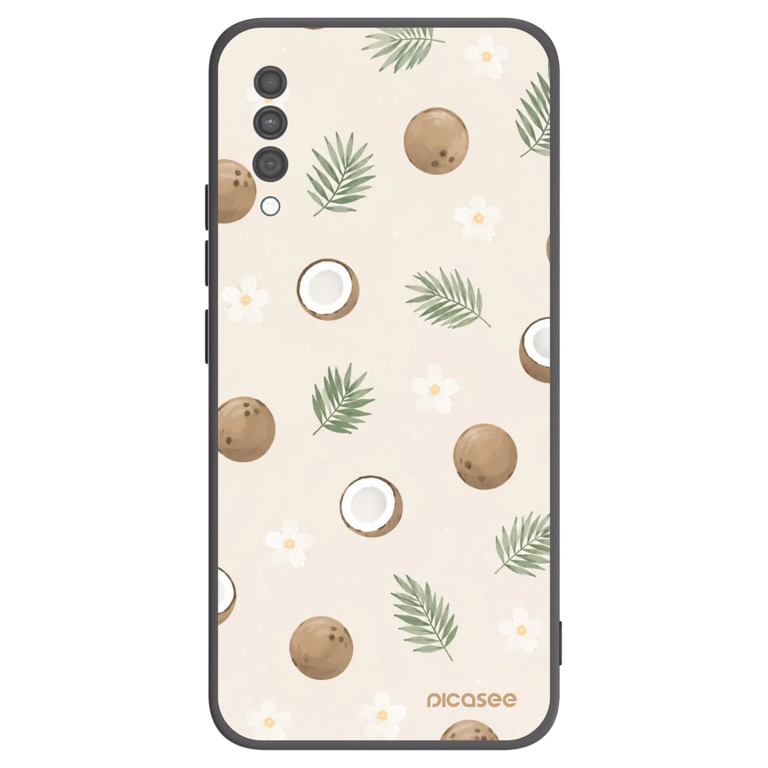 Picasee silikónový čierny obal pre Samsung Galaxy A30s A307F - Coconut Breeze
