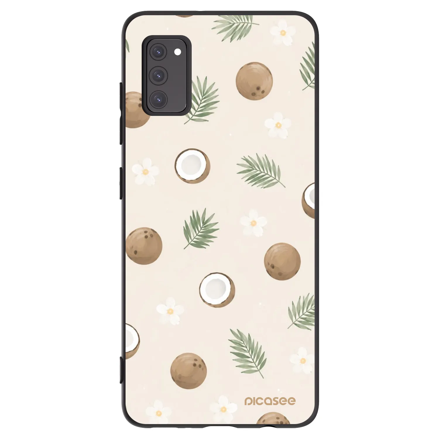 Picasee silikónový čierny obal pre Samsung Galaxy A41 A415F - Coconut Breeze