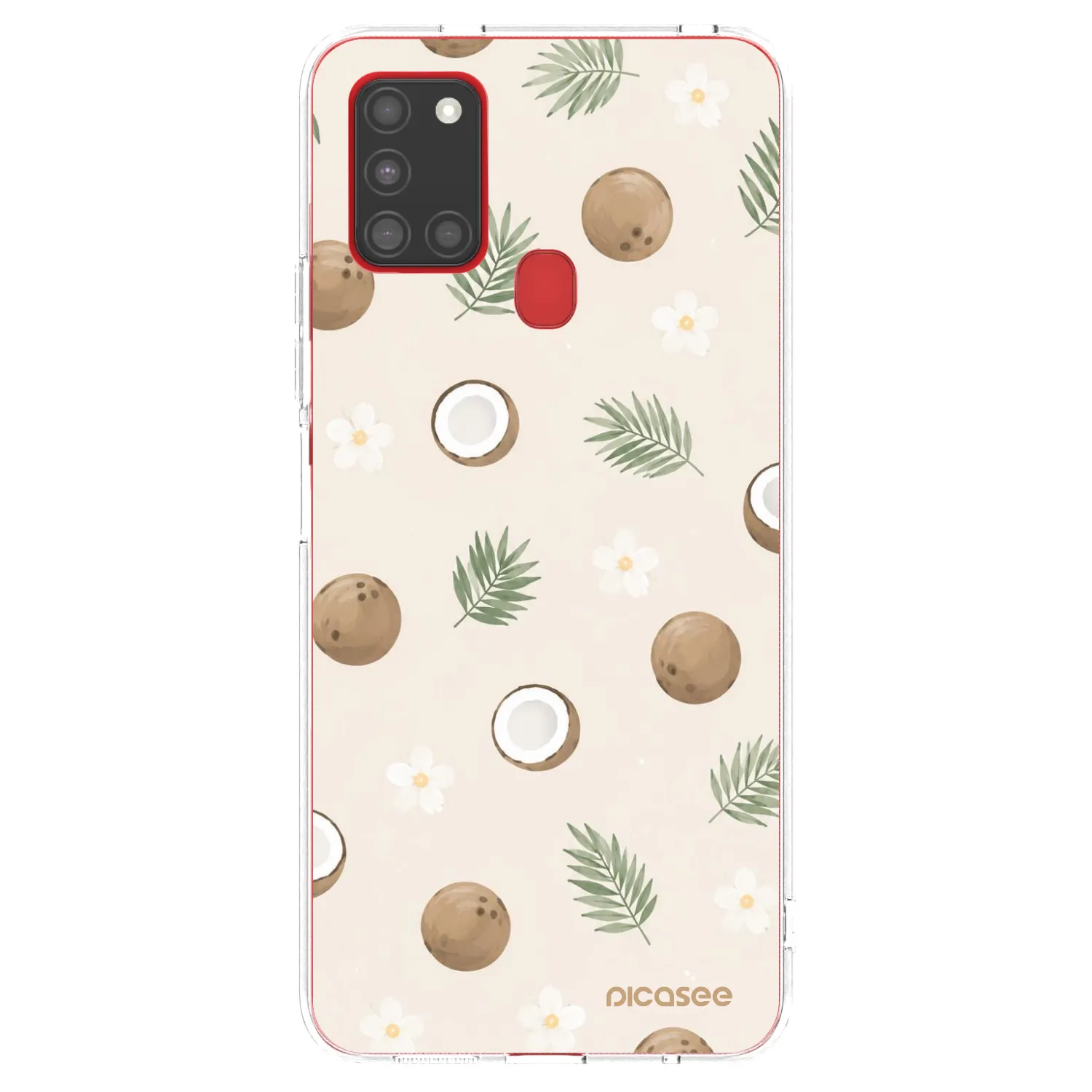 Picasee silikónový prehľadný obal pre Samsung Galaxy A21s - Coconut Breeze