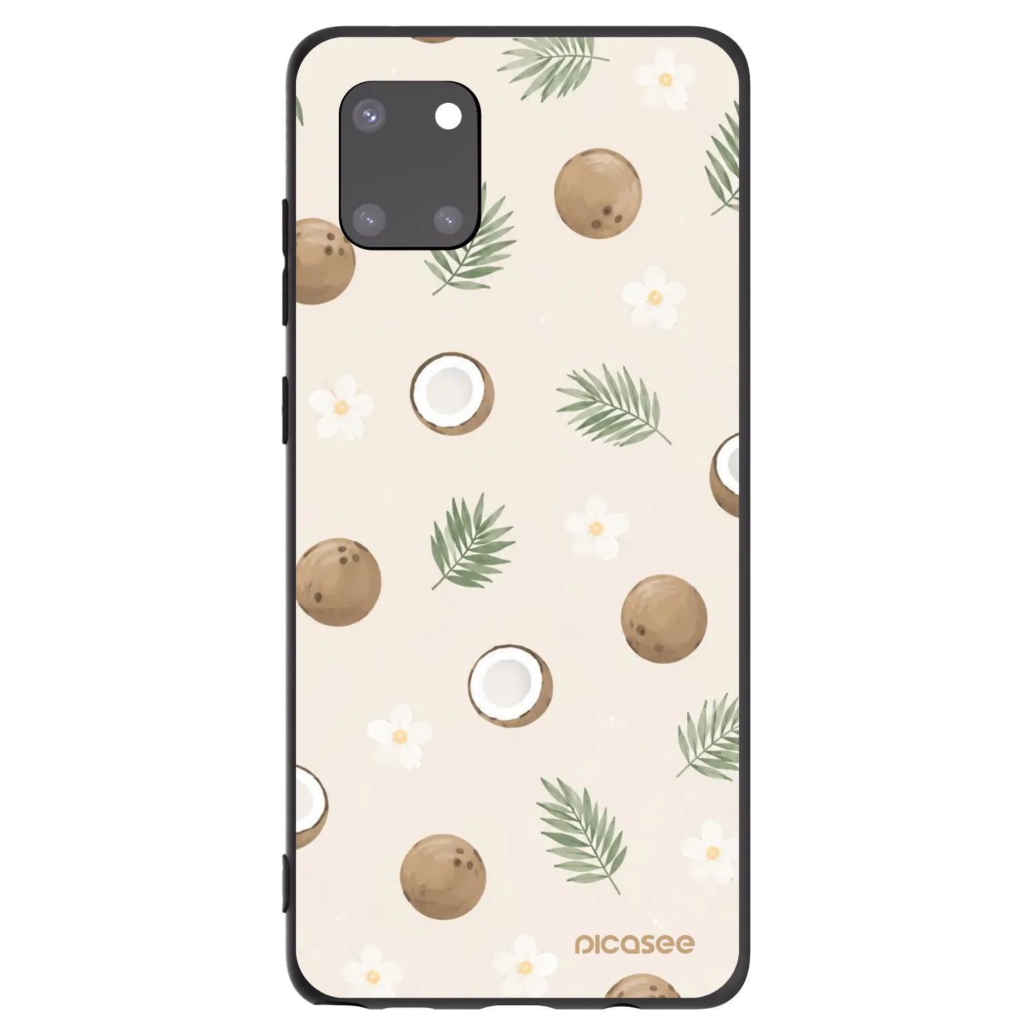 Picasee silikónový čierny obal pre Samsung Galaxy Note 10 Lite N770F - Coconut Breeze