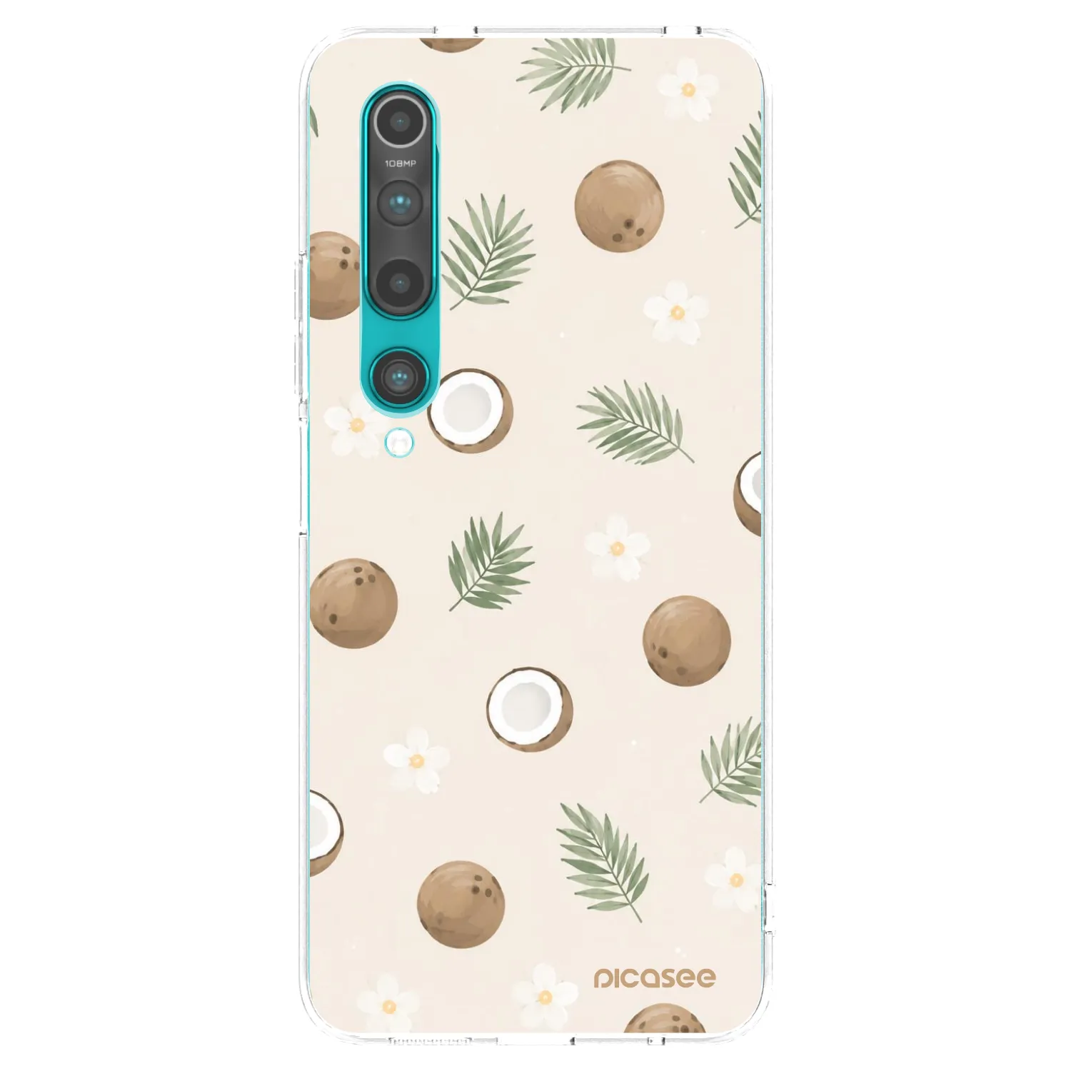 Picasee silikónový prehľadný obal pre Xiaomi Mi 10 - Coconut Breeze