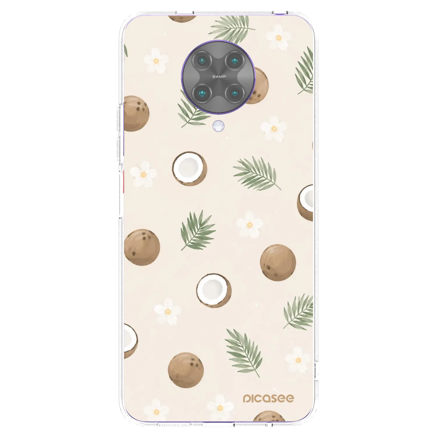 Picasee silikónový prehľadný obal pre Xiaomi Poco F2 Pro - Coconut Breeze