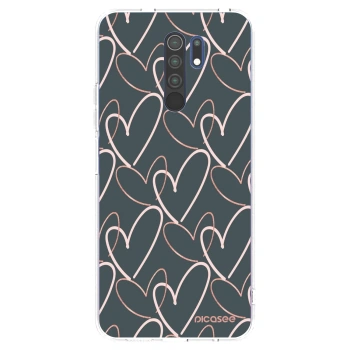 Picasee silikónový prehľadný obal pre Xiaomi Redmi 9 - Veľa lásky