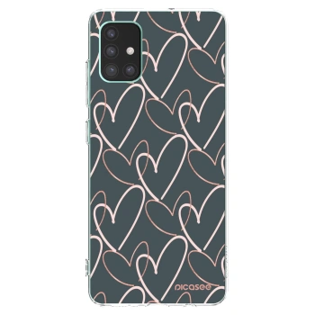 Picasee silikónový prehľadný obal pre Samsung Galaxy M51 M515F - Veľa lásky
