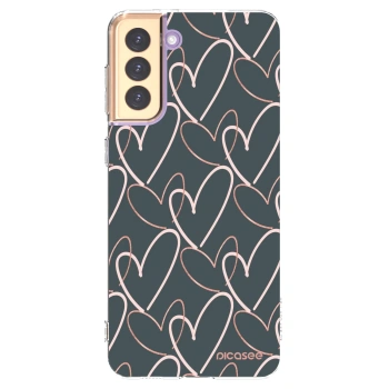 Picasee silikónový prehľadný obal pre Samsung Galaxy S21+ 5G G996F - Veľa lásky