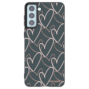 Picasee silikónový čierny obal pre Samsung Galaxy S21+ 5G G996F - Veľa lásky