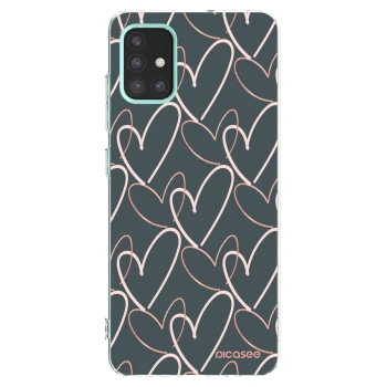 Picasee silikónový prehľadný obal pre Samsung Galaxy M31s - Veľa lásky