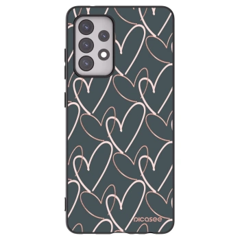 Picasee silikónový čierny obal pre Samsung Galaxy A52 5G A525F - Veľa lásky