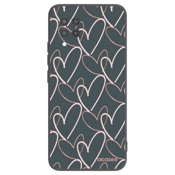 Picasee silikónový čierny obal pre Samsung Galaxy A42 A426B - Veľa lásky