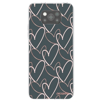 Picasee silikónový čierny obal pre Xiaomi Poco X3 Pro - Veľa lásky