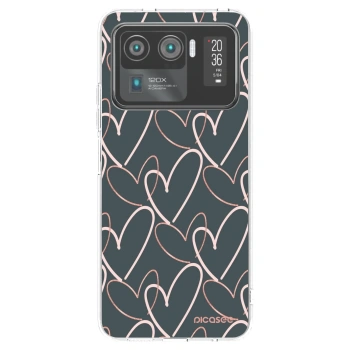 Picasee silikónový prehľadný obal pre Xiaomi Mi 11 Ultra - Veľa lásky