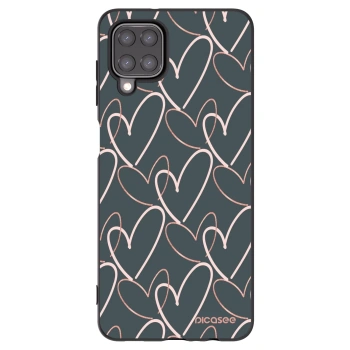Picasee silikónový čierny obal pre Samsung Galaxy M12 M127F - Veľa lásky